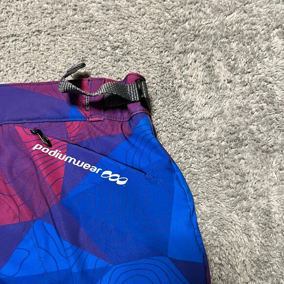 Podiumwear Shorts Womens XL Tri Cycle Long Bermuda NICA Cycling - Picture 2 of 9